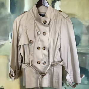 Autograph 3/4 sleeve trench jacket, size L